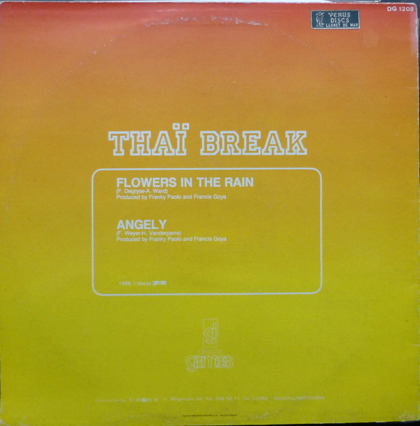 Thai Break - Flowers In The Rain | Discos Games (DG-1208) - 2