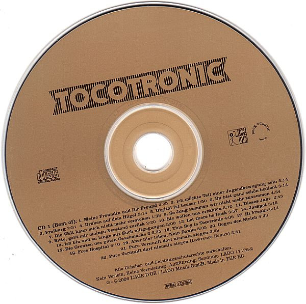 Tocotronic - The Best Of | L'Age D'Or (LADO 17176-2) - 3