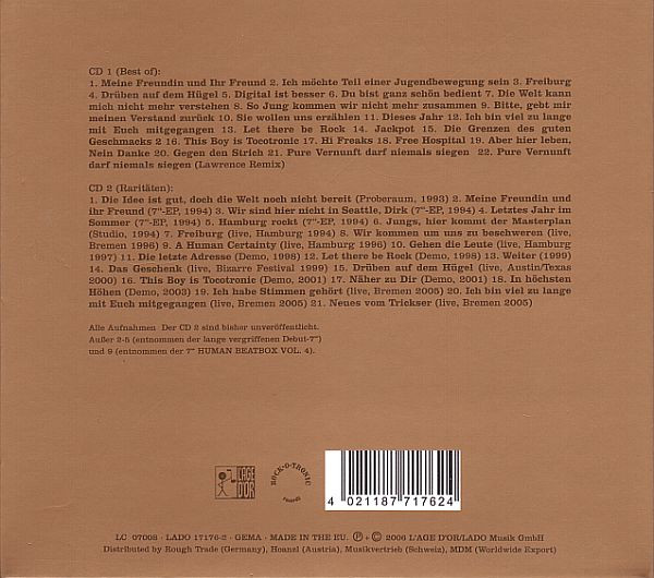 Tocotronic - The Best Of | L'Age D'Or (LADO 17176-2) - 2