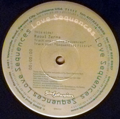 Raoul Zerna - Love Sequences EP | Soul Phusion Records (SPR-010)