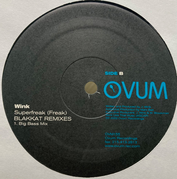 Josh Wink - Superfreak (Freak) Blakkat Remixes | Ovum Recordings (OVM155) - 3 Josh Wink - Superfreak (Freak) Blakkat Remixes | Ovum Recordings (OVM155) - 3