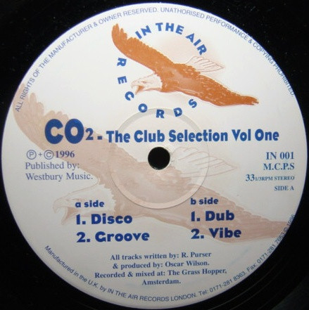 CO2 - The Club Selection Vol One | In The Air Records (IN 001) - main