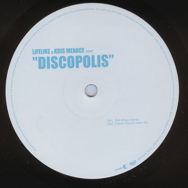 Lifelike & Kris Menace - Discopolis | Defected (DFTD126R) - 4 Lifelike & Kris Menace - Discopolis | Defected (DFTD126R) - 4