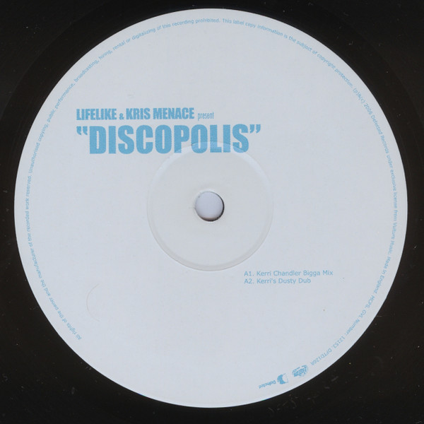 Lifelike & Kris Menace - Discopolis | Defected (DFTD126R) - 3 Lifelike & Kris Menace - Discopolis | Defected (DFTD126R) - 3