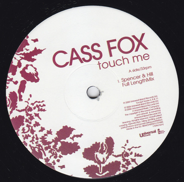 Cass Fox - Touch Me | Universal Records (170 967-6) - 3 Cass Fox - Touch Me | Universal Records (170 967-6) - 3