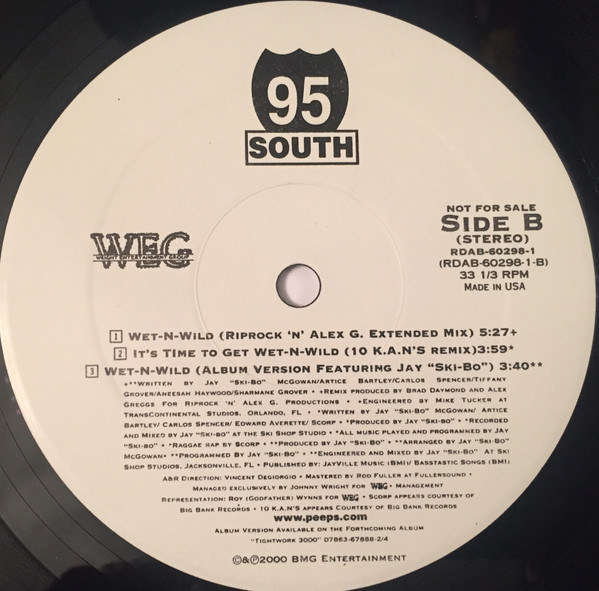 95 South - Wet-N-Wild | Wright Entertainment Group (RDAB-60298-1) - 2