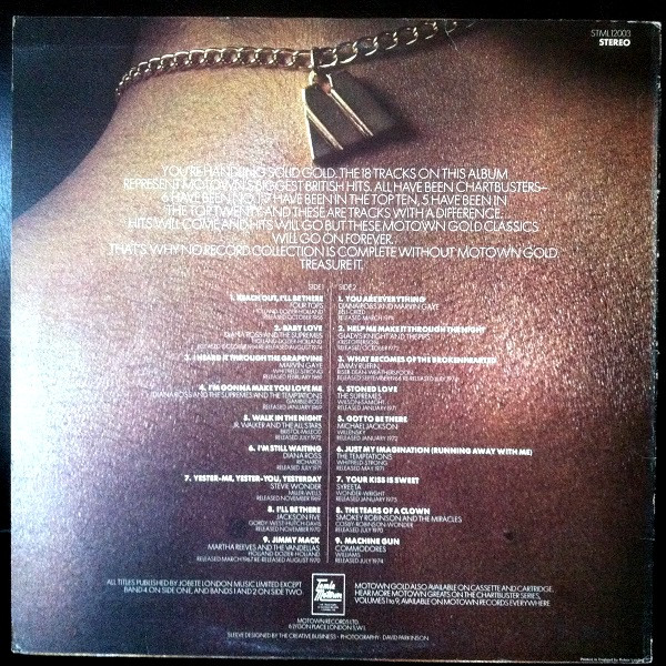 Various - Motown Gold | Tamla Motown (STML 12003) - 2 Various - Motown Gold | Tamla Motown (STML 12003) - 2