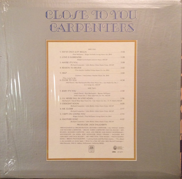 Close To You