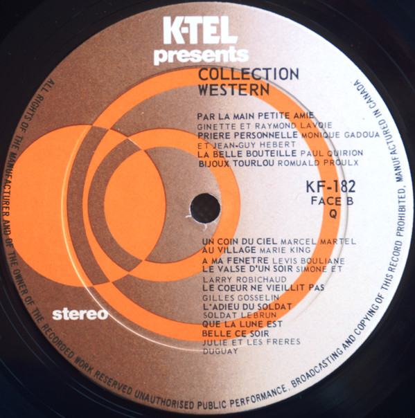 Various - Collection Western | K-Tel (KF-182) - 4 Various - Collection Western | K-Tel (KF-182) - 4