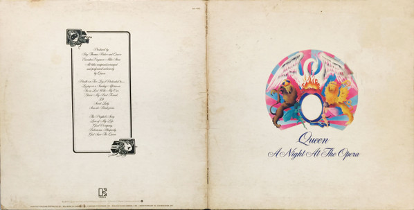 Queen - A Night At The Opera | Elektra (7ES-1053) - 7 Queen - A Night At The Opera | Elektra (7ES-1053) - 7