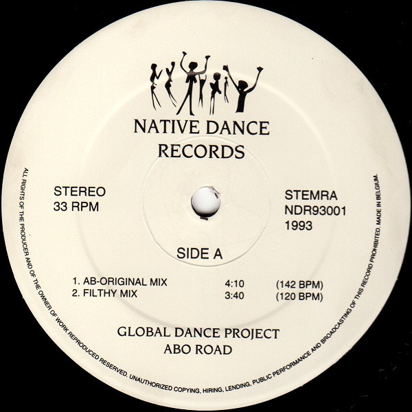 Global Dance Project - Abo Road | Native Dance Records (NDR93001) - 3