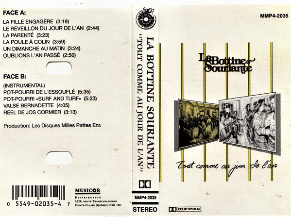 La Bottine Souriante - Tout Comme Au Jour De L'An | Musicor (MMP4-2035) - 2 La Bottine Souriante - Tout Comme Au Jour De L'An | Musicor (MMP4-2035) - 2