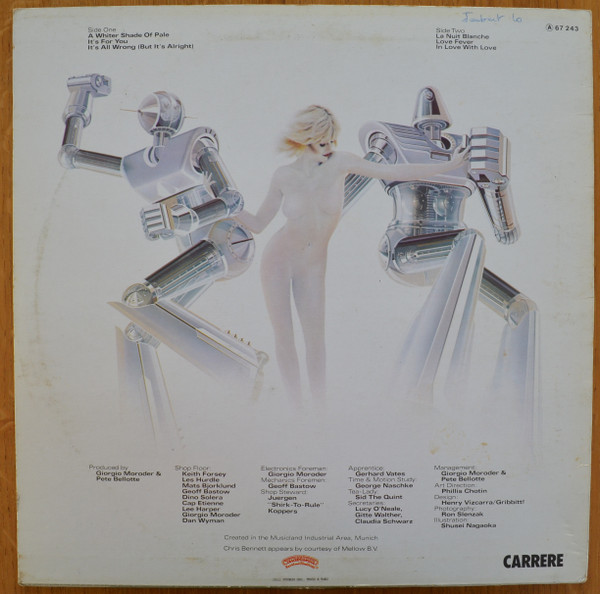 Munich Machine Introducing Chris Bennett - A Whiter Shade Of Pale | Carrere (67.243) - 2
