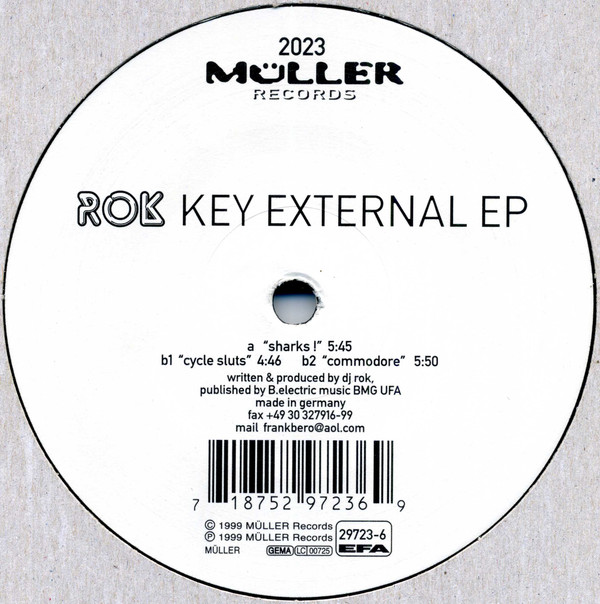 Rok - Key External EP | Müller Records (MÜLLER RECORDS 2023)
