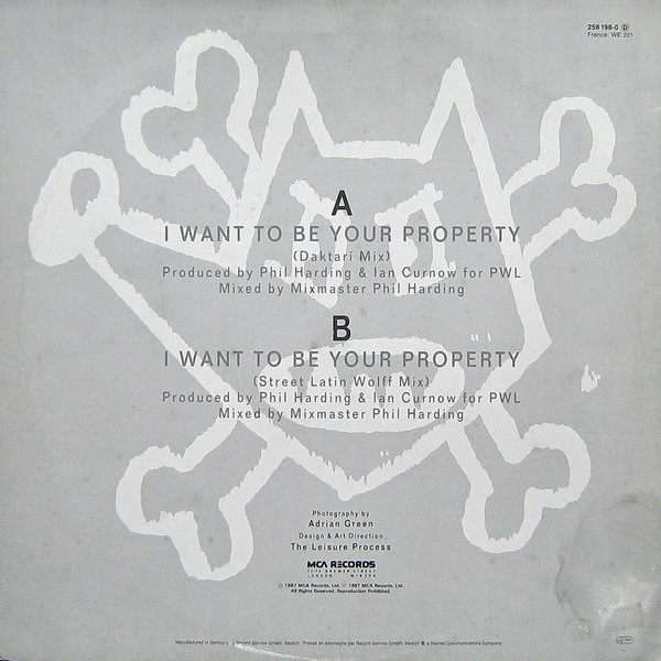 Blue Mercedes - I Want To Be Your Property | MCA Records (258 198-0) - 2 Blue Mercedes - I Want To Be Your Property | MCA Records (258 198-0) - 2