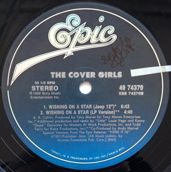 The Cover Girls - Wishing On A Star | Epic (49 74370) - 4