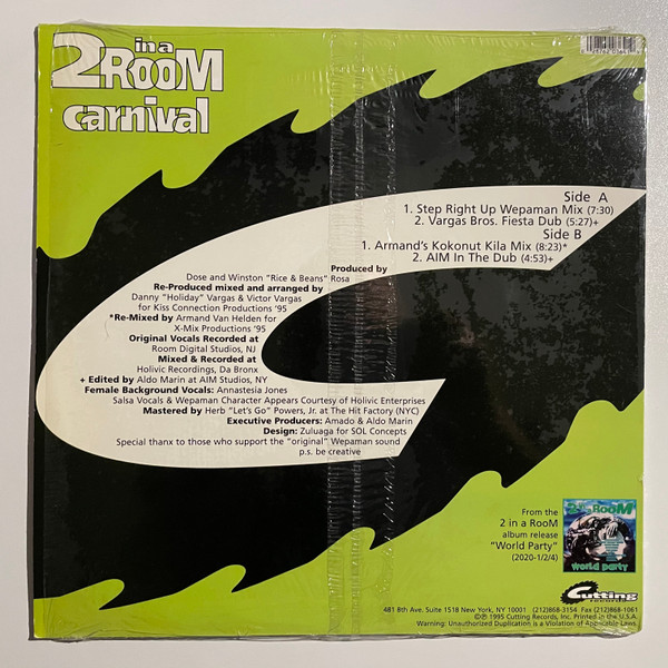 2 In A Room - Carnival | Cutting Records (CR-364) - 2 2 In A Room - Carnival | Cutting Records (CR-364) - 2