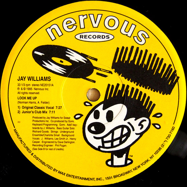 Jay Williams - Look Me Up | Nervous Records (NE 20151-1) - 4