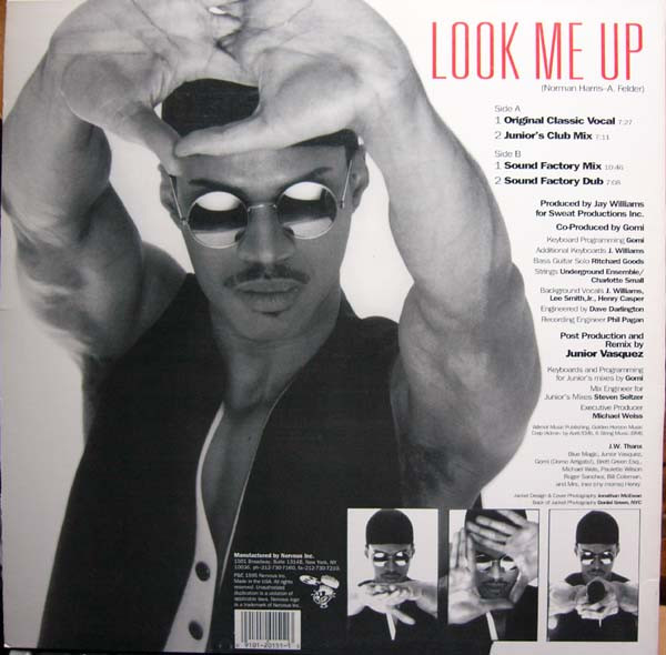 Jay Williams - Look Me Up | Nervous Records (NE 20151-1) - 2