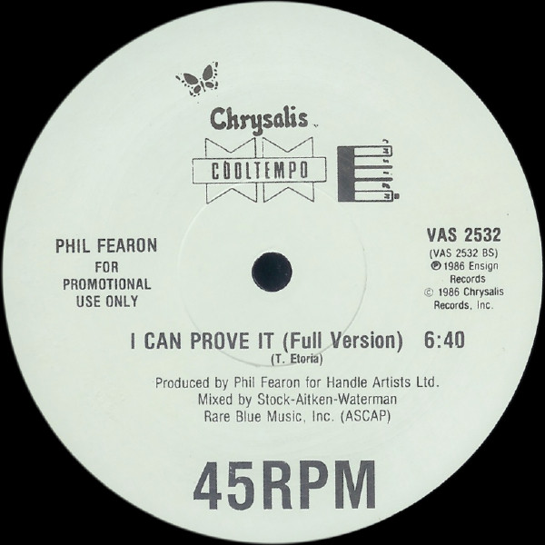 Phil Fearon - I Can Prove It | Cooltempo (VAS-2532)