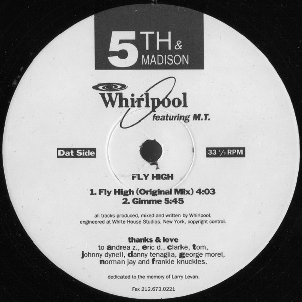 Whirlpool Featuring M.T. - Fly High | 5th & Madison (none) - 2