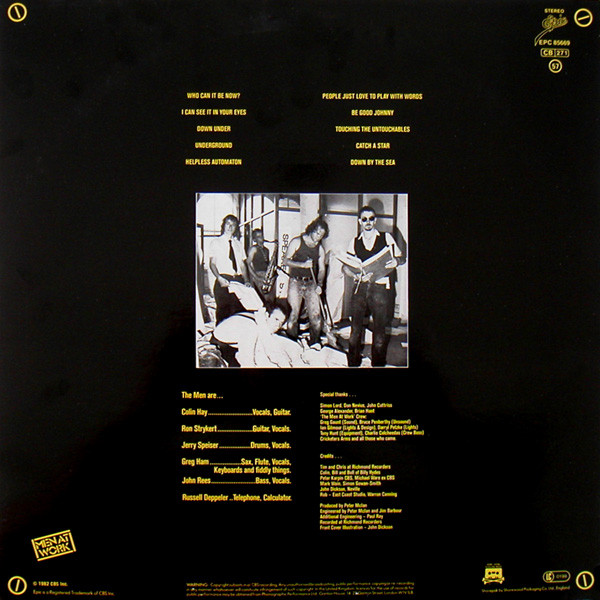 Men At Work - Business As Usual | Epic (EPC 85669) - 2 Men At Work - Business As Usual | Epic (EPC 85669) - 2
