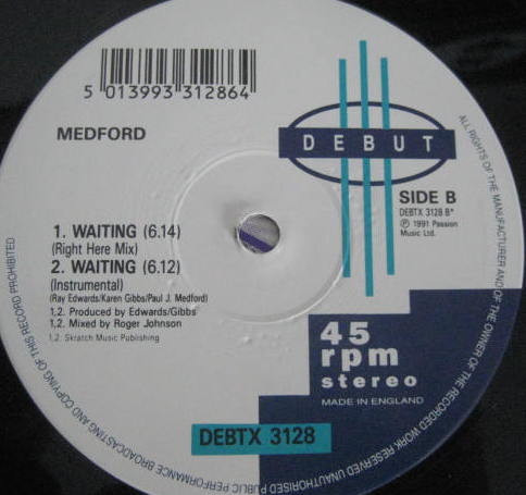Medford - Waiting | Debut (DEBTX 3128) - 4