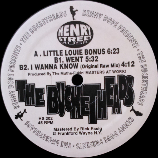 Kenny "Dope" Gonzalez Presents The Bucketheads - Little Louie Bonus | Henry Street Music (HS 202) - 2 Kenny "Dope" Gonzalez Presents The Bucketheads - Little Louie Bonus | Henry Street Music (HS 202) - 2