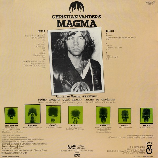Magma - Attahk | Eurodisc (913 213) - 2
