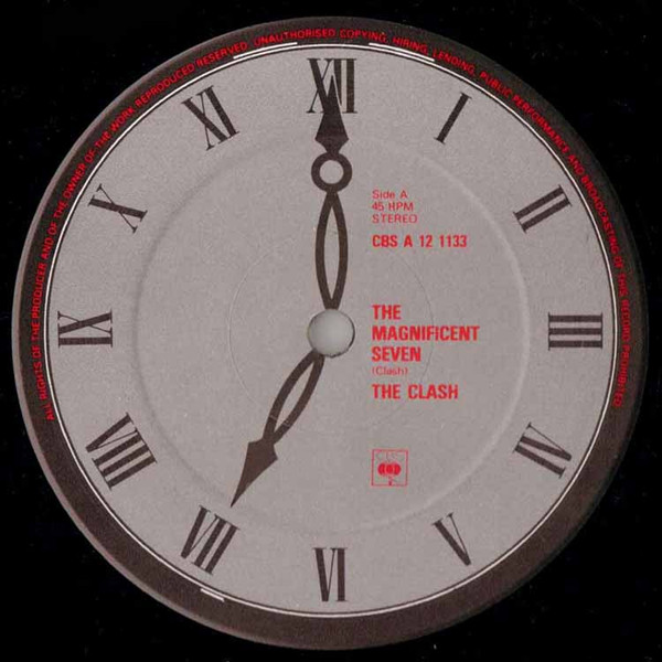 The Clash - The Magnificent Seven | CBS (CBS A 12 1133) - 2