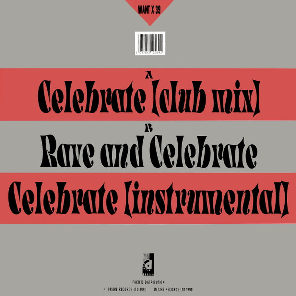 Double Trouble - Rave & Celebrate | Desire Records (WANT X 39) - 2