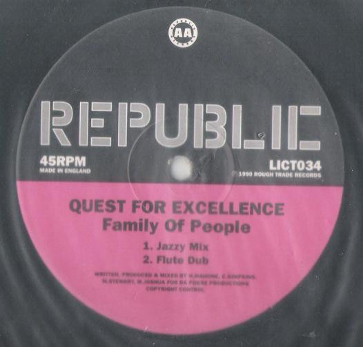 Quest For Excellence - Family Of People | Republic Records (LICT 034) - 5