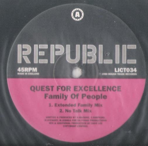 Quest For Excellence - Family Of People | Republic Records (LICT 034) - 4