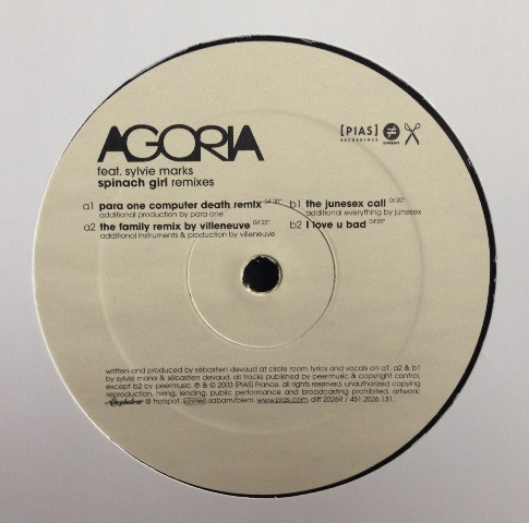 Agoria - Spinach Girl Remixes | Different (DIFF 2026 R) - 2