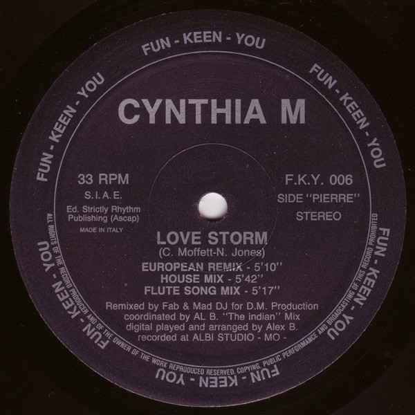 Cynthia M - Love Storm | Fun-Keen-You (F.K.Y. 006) - 4 Cynthia M - Love Storm | Fun-Keen-You (F.K.Y. 006) - 4