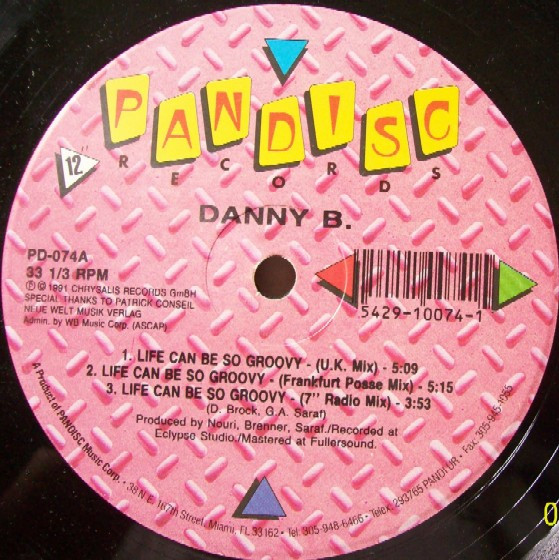 Danny B. - Life Can Be So Groovy | Pandisc (PD-074) - 2