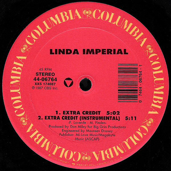 Linda Imperial - Extra Credit | Columbia (44-06764) - 2 Linda Imperial - Extra Credit | Columbia (44-06764) - 2