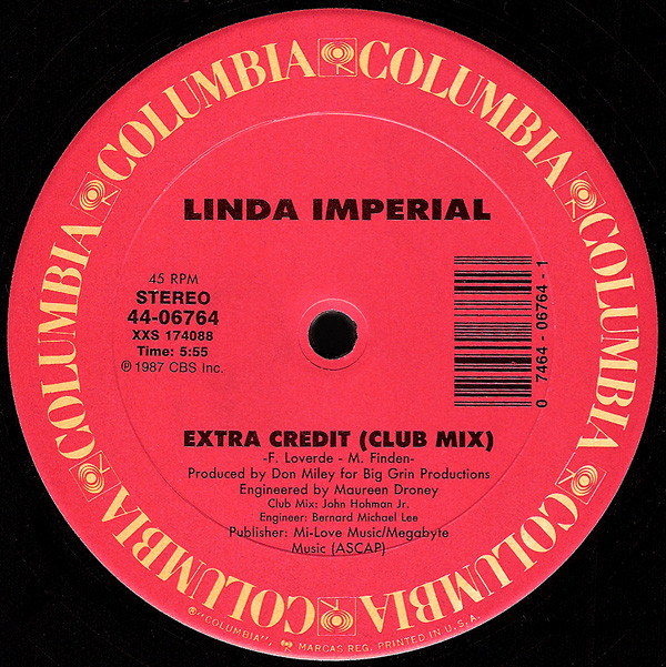 Linda Imperial - Extra Credit | Columbia (44-06764) - 3 Linda Imperial - Extra Credit | Columbia (44-06764) - 3
