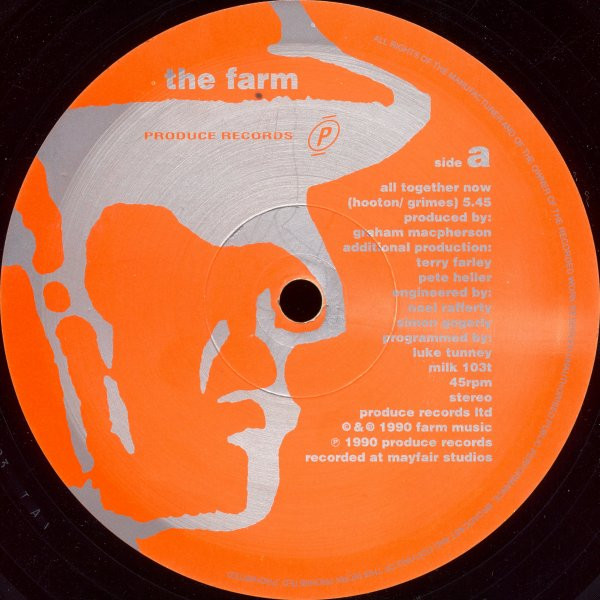 The Farm - All Together Now  | Produce Records (milk 103t) - 3 The Farm - All Together Now  | Produce Records (milk 103t) - 3