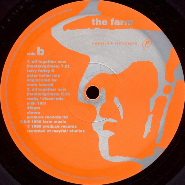 The Farm - All Together Now  | Produce Records (milk 103t) - 4 The Farm - All Together Now  | Produce Records (milk 103t) - 4