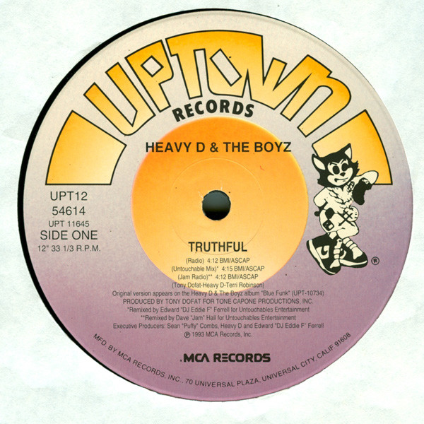 Heavy D. & The Boyz - Truthful | Uptown Records (UPT12-54614) - 2 Heavy D. & The Boyz - Truthful | Uptown Records (UPT12-54614) - 2
