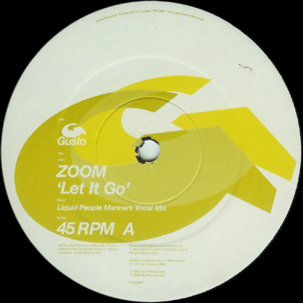 Zoom - Let It Go | Gusto Records (12GUS8X) - 2