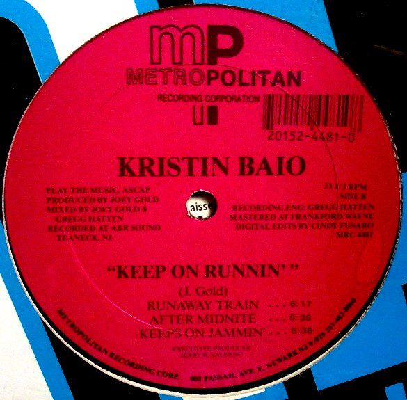 Kristin Baio - Keep On Runnin' | Metropolitan Recording Corporation (MRC 4481) - 2 Kristin Baio - Keep On Runnin' | Metropolitan Recording Corporation (MRC 4481) - 2