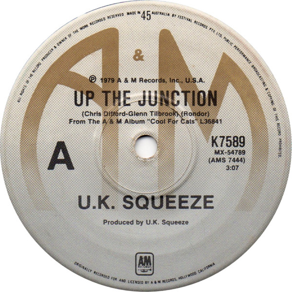 U.K. Squeeze - Up The Junction | A&M Records (K7589) - main