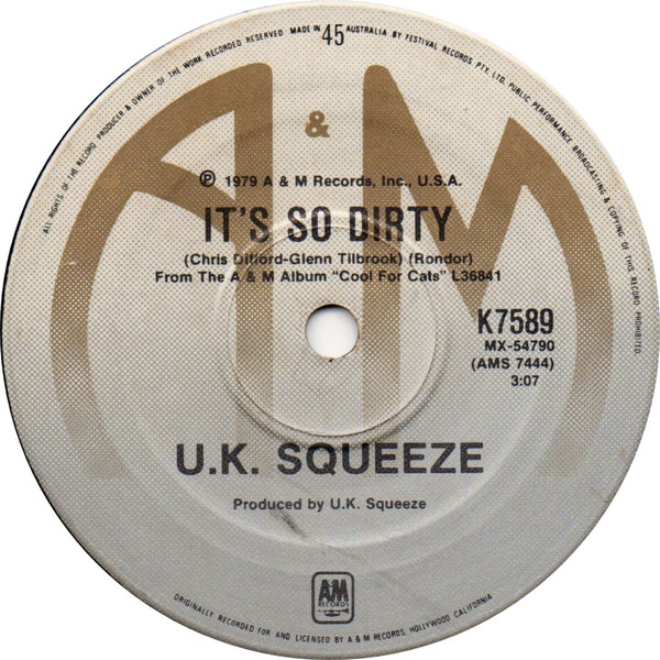 U.K. Squeeze - Up The Junction | A&M Records (K7589) - 2