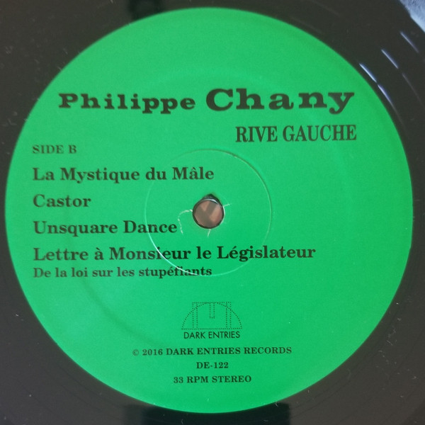Philippe Chany - Rive Gauche | Dark Entries (DE-122) - 6 Philippe Chany - Rive Gauche | Dark Entries (DE-122) - 6