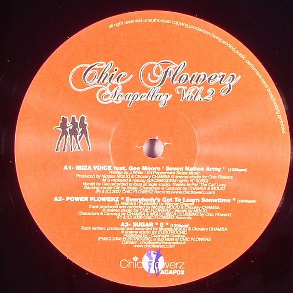 Various - Chic Flowerz Acapellaz Vol. 2 | Chic Flowerz Records (ACAP02) - main Various - Chic Flowerz Acapellaz Vol. 2 | Chic Flowerz Records (ACAP02) - main