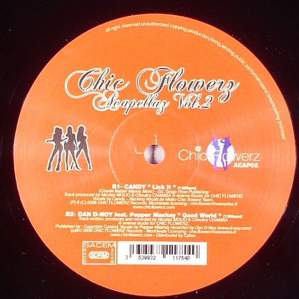 Various - Chic Flowerz Acapellaz Vol. 2 | Chic Flowerz Records (ACAP02) - 2 Various - Chic Flowerz Acapellaz Vol. 2 | Chic Flowerz Records (ACAP02) - 2