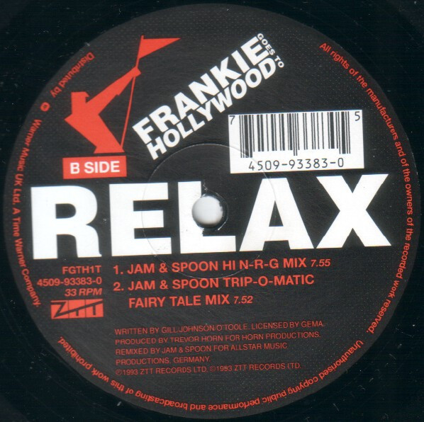 Frankie Goes To Hollywood - Relax | ZTT (FGTH1T) - 4
