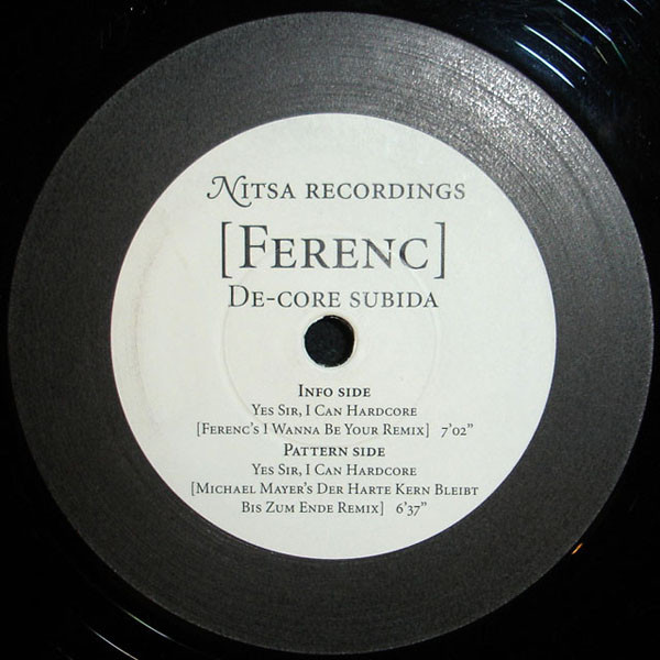 Ferenc - De-Core Subida | Nitsa Recordings (NR 004) - 2